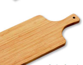 TABUA 37.5X17.7X1.4CM C/PEGA BAMBOO